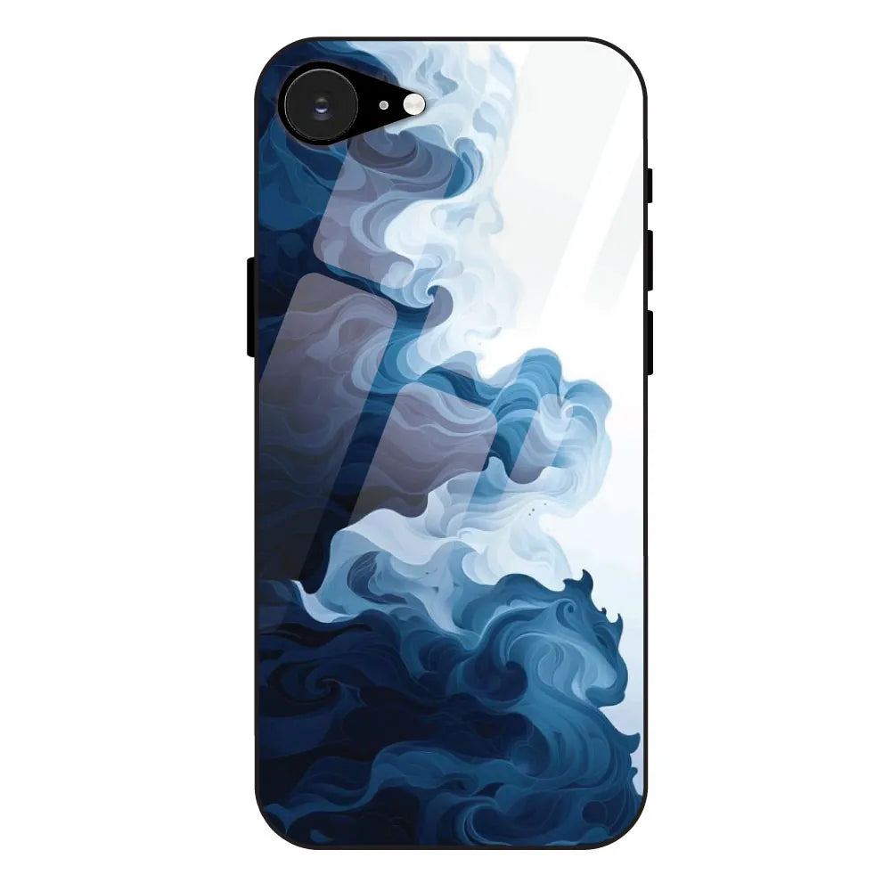 Indigo Drift Ocean - Glass Case For Apple iPhone 16E