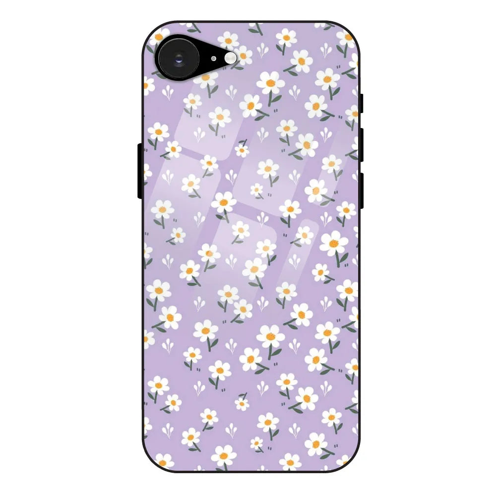 Lavender Daisy - Glass Case For Apple iPhone 16E