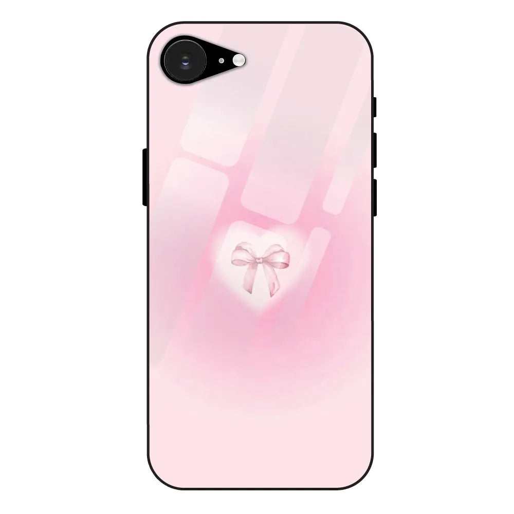 Bow Teddy - Glass Case For Apple iPhone 16E