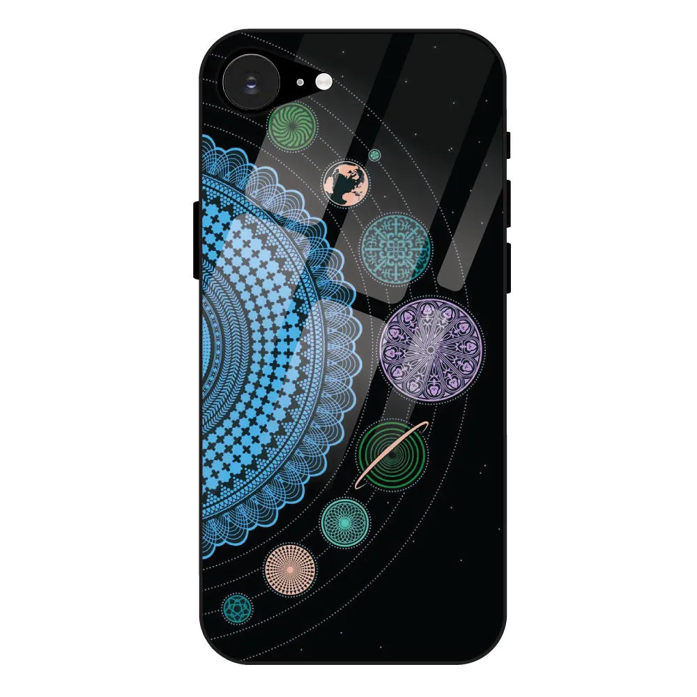 Saturn Pattern - Glass Case For Apple iPhone 16E