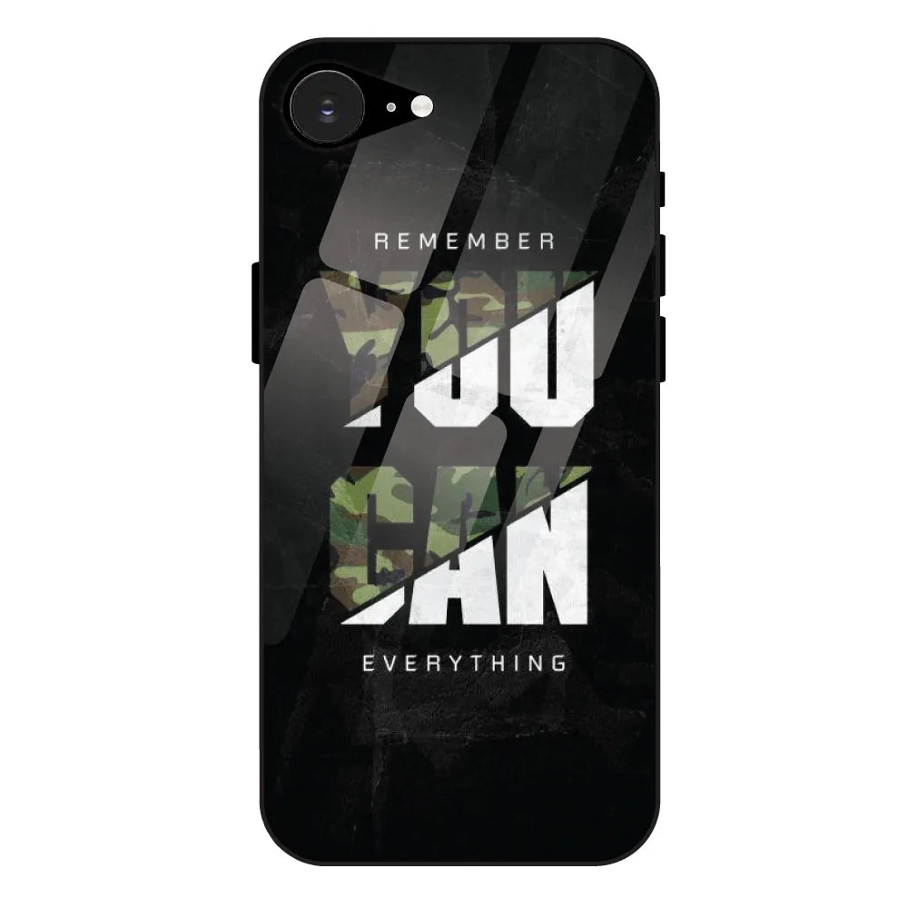 You Can Do Everything - Glass Case For Apple iPhone 16E