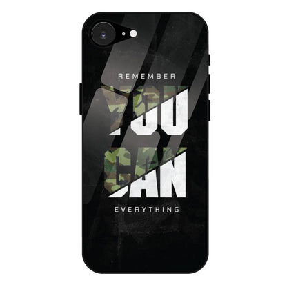 You Can Do Everything - Glass Case For Apple iPhone 16E
