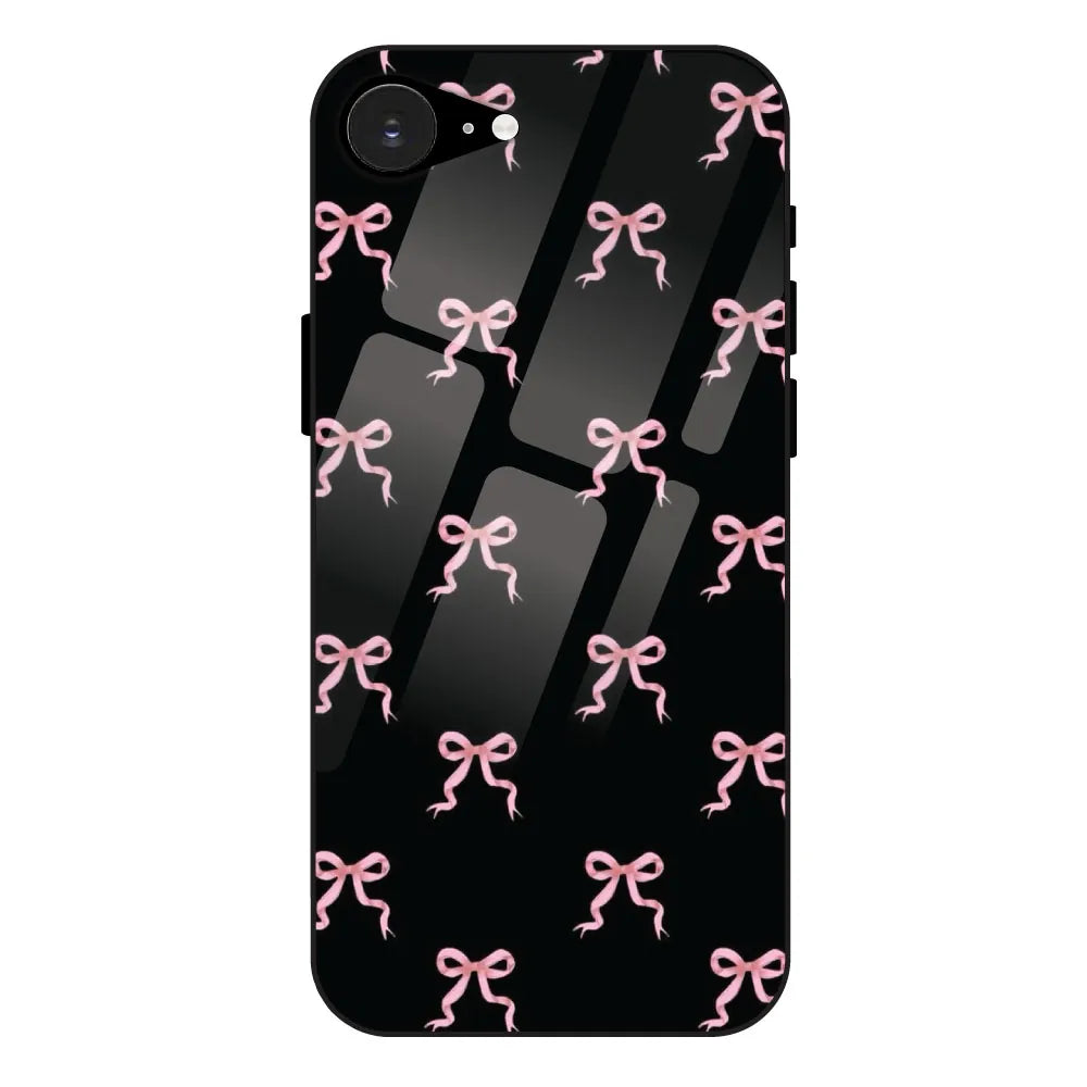 Pink Bows - Glass Case For Apple iPhone 16E