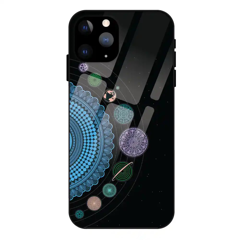 'Saturn Pattern - Glass Case For Apple iPhone 11 Pro Max