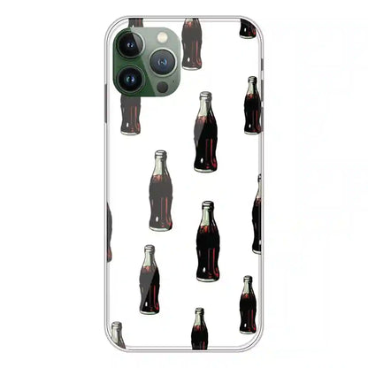 Soft Drinks - Clear Printed Silicone Case For Apple iPhone 11 Pro Max
