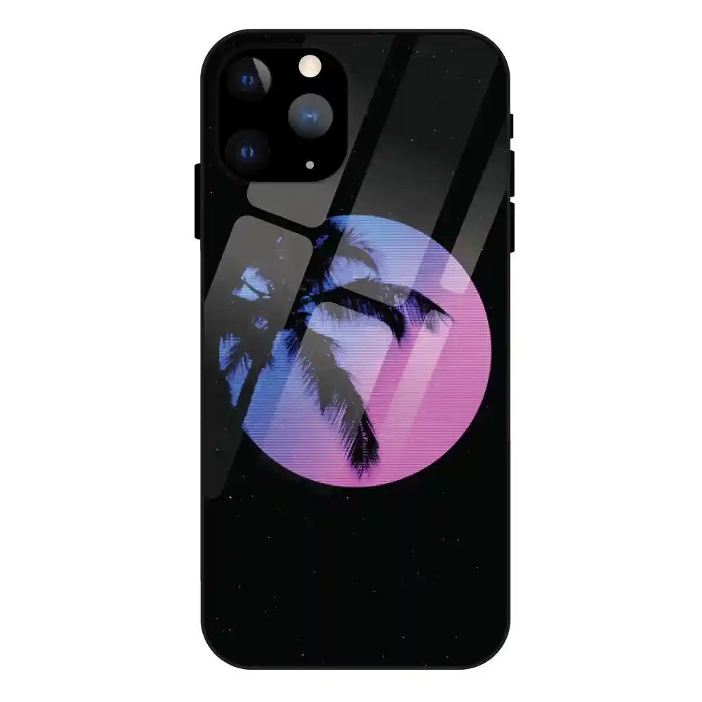 'Night Terror Synthwave - Glass Case For Apple iPhone 11 Pro Max