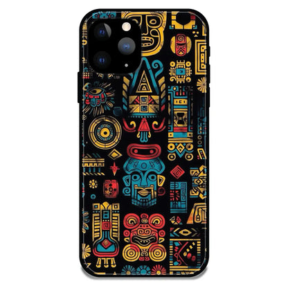 'Crepe Pattern - Glossy Metal Silicone Case For Apple iPhone 11 Pro Max