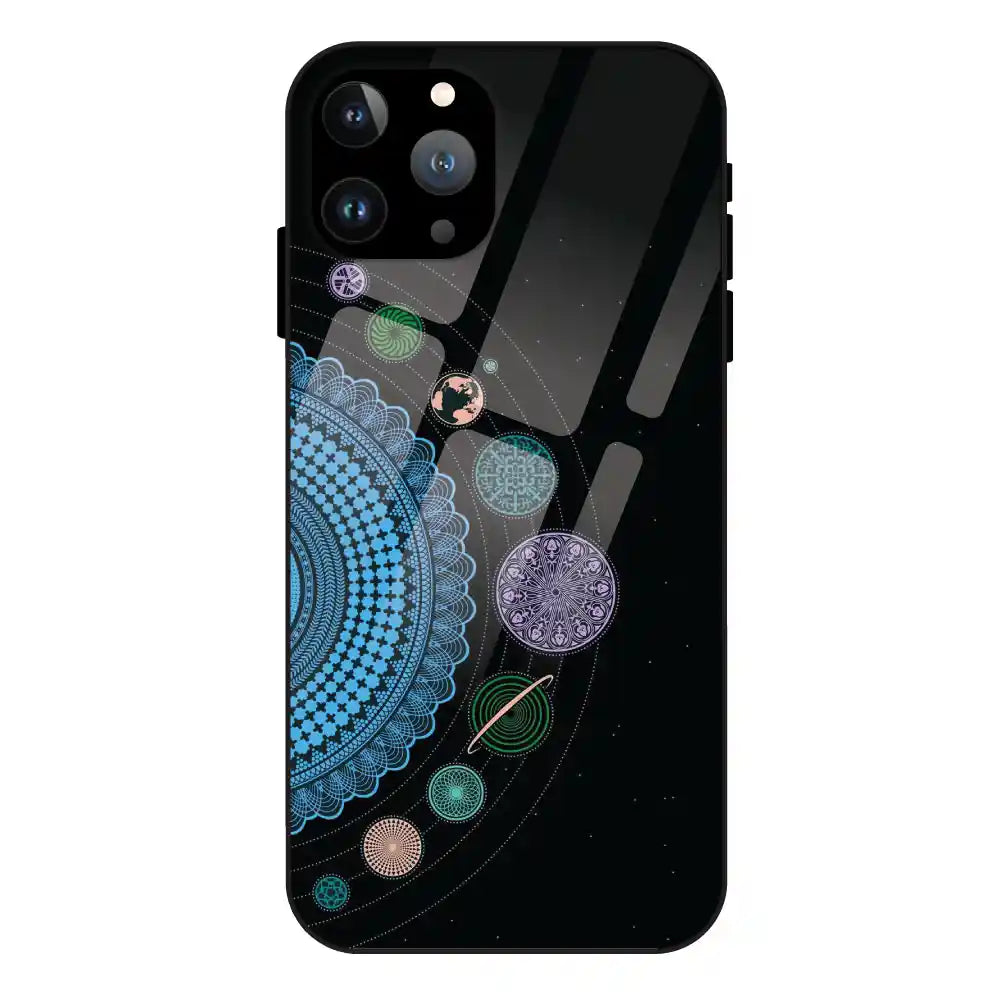 'Saturn Pattern - Glass Case For Apple iPhone 11 Pro