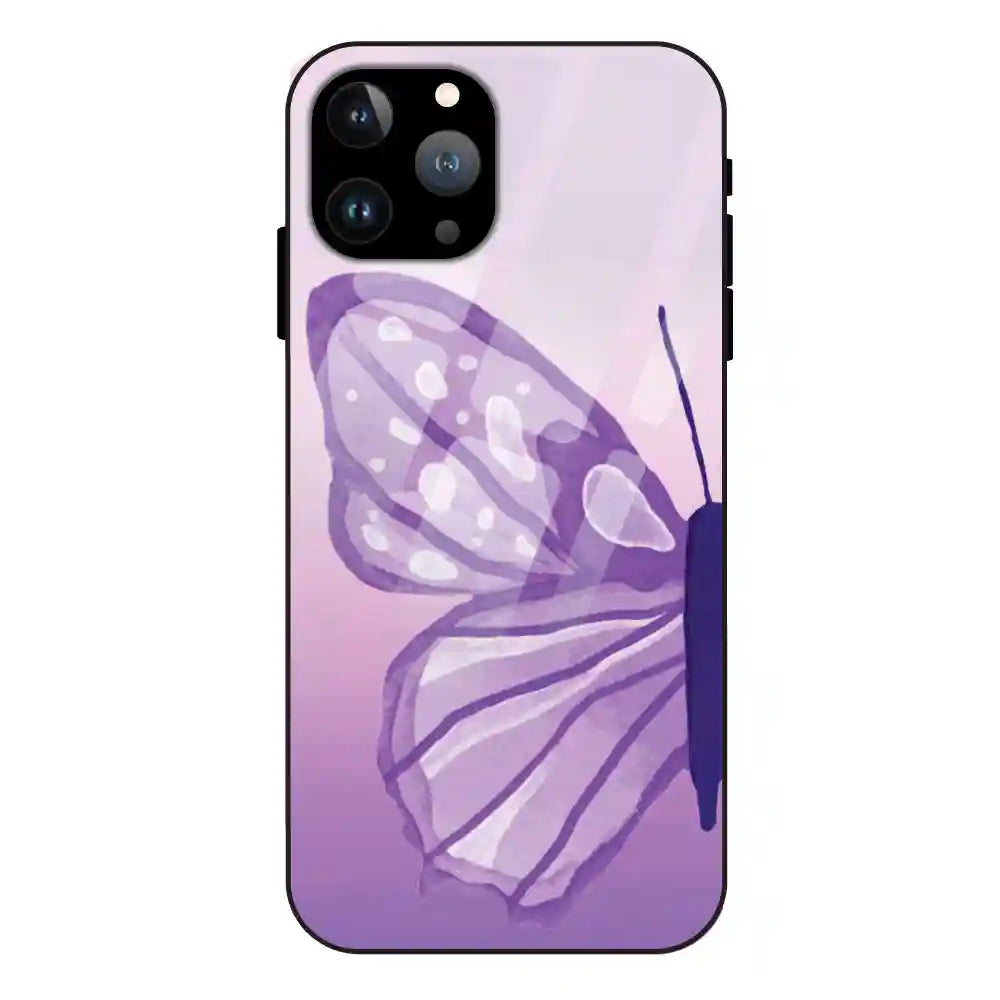 'Butterfly Art - Glass Case For Apple iPhone 11 Pro