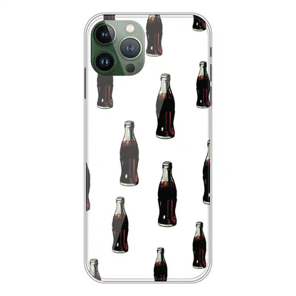Soft Drinks - Clear Printed Silicone Case For Apple iPhone 11 Pro