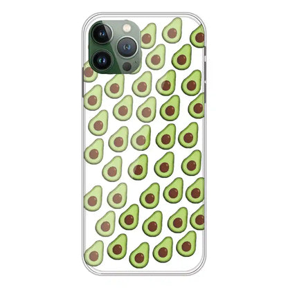 Avocado - Clear Printed Silicone Case For Apple iPhone 11 Pro 