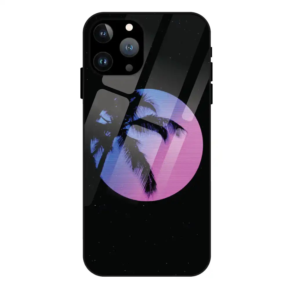 'Night Terror Synthwave - Glass Case For Apple iPhone 11 Pro