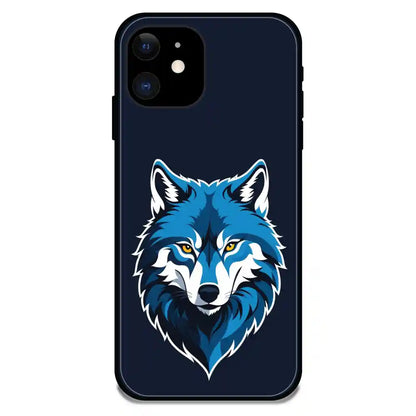 'Lone Wolf - Glossy Metal Silicone Case For Apple iPhone 11