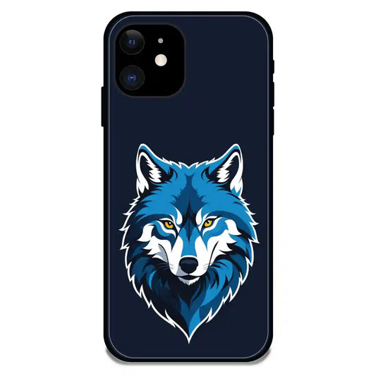 'Lone Wolf - Glossy Metal Silicone Case For Apple iPhone 11