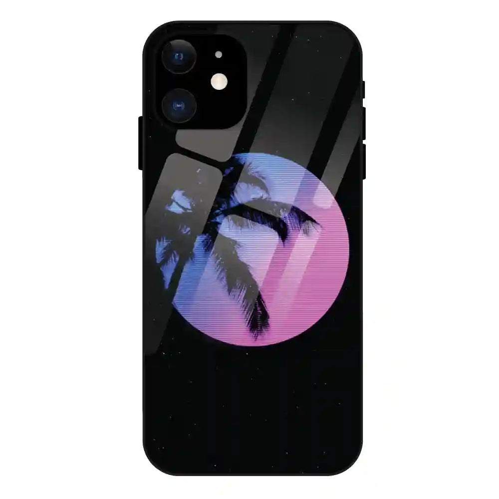 'Night Terror Synthwave - Glass Case For Apple iPhone 11