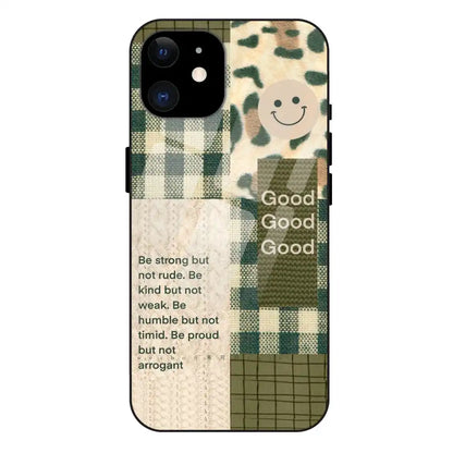 'Patchwork Positivity - Glossy Metal Silicone Case For Apple iPhone 11