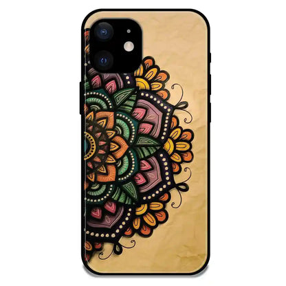 Mandala Art - Glossy Metal Silicone Case For Apple iPhone Models