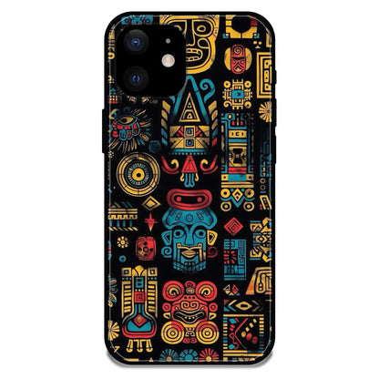 'Crepe Pattern - Glossy Metal Silicone Case For Apple iPhone 12 Mini