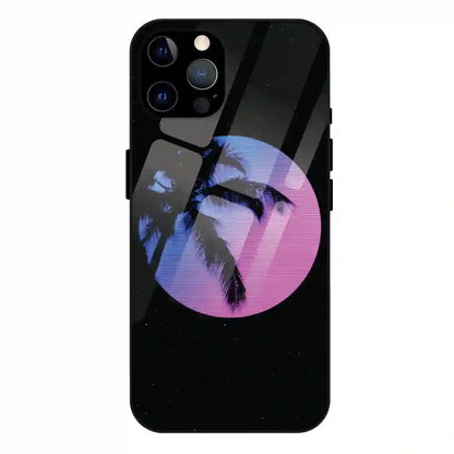 'Night Terror Synthwave - Glass Case For Apple iPhone 12 Pro Max