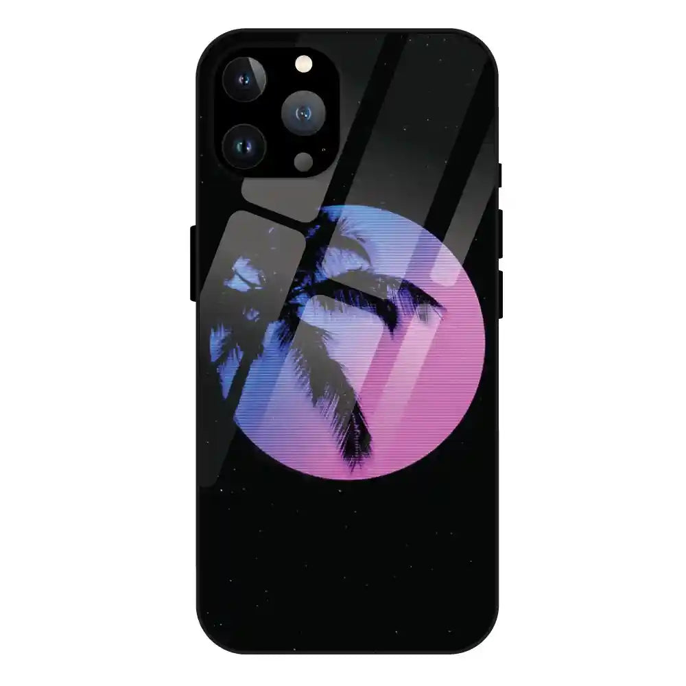 'Night Terror Synthwave - Glass Case For Apple iPhone 13 Pro Max