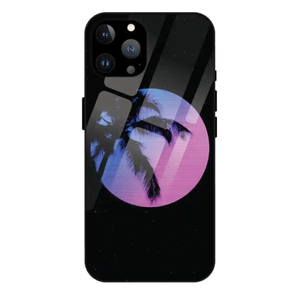 'Night Terror Synthwave - Glass Case For Apple iPhone 13 Pro Max