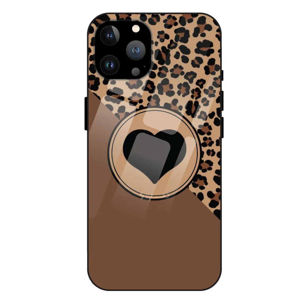 'Black Heart - Glass Case For Apple iPhone 13 Pro Max