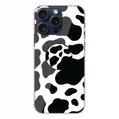 Cow Print - Silicone Grip Case For Apple iPhone 13 Pro