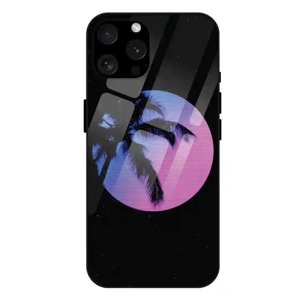 'Night Terror Synthwave - Glass Case For Apple iPhone 13 Pro