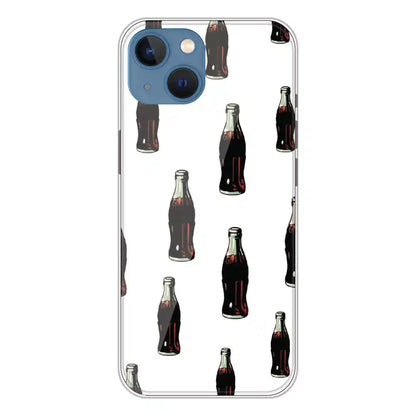 Soft Drinks - Clear Printed Silicone Case For Apple iPhone 13