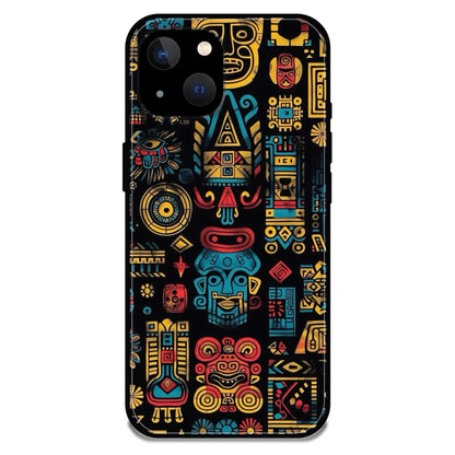 'Crepe Pattern - Glossy Metal Silicone Case For Apple iPhone 13