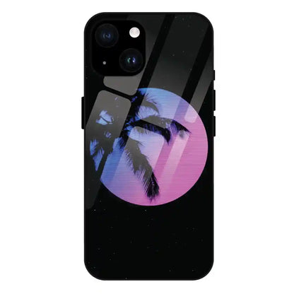 'Night Terror Synthwave - Glass Case For Apple iPhone 14 Plus