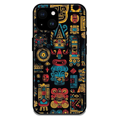 'Crepe Pattern - Glossy Metal Silicone Case For Apple iPhone 14