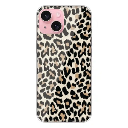 Leopard Print - Printed Silicone Case For Apple iPhone 15 Plus