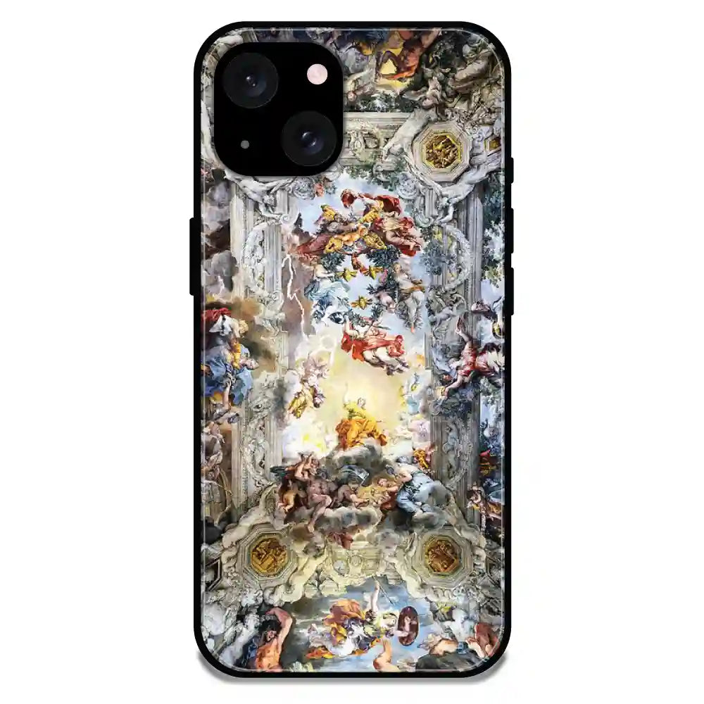 'Allegory of Divine Providence and Barberini Power - Glossy Metal Silicone Case For Apple iPhone 15 Plus