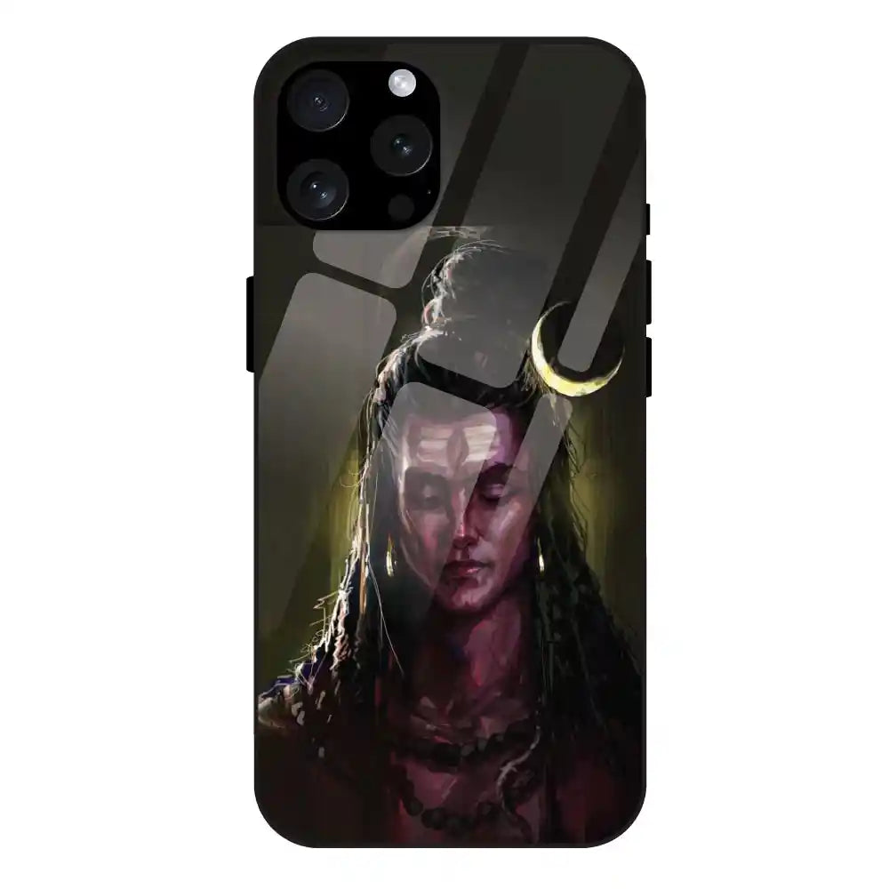 'Lord Shiva - Glass Case For Apple iPhone 15 Pro 