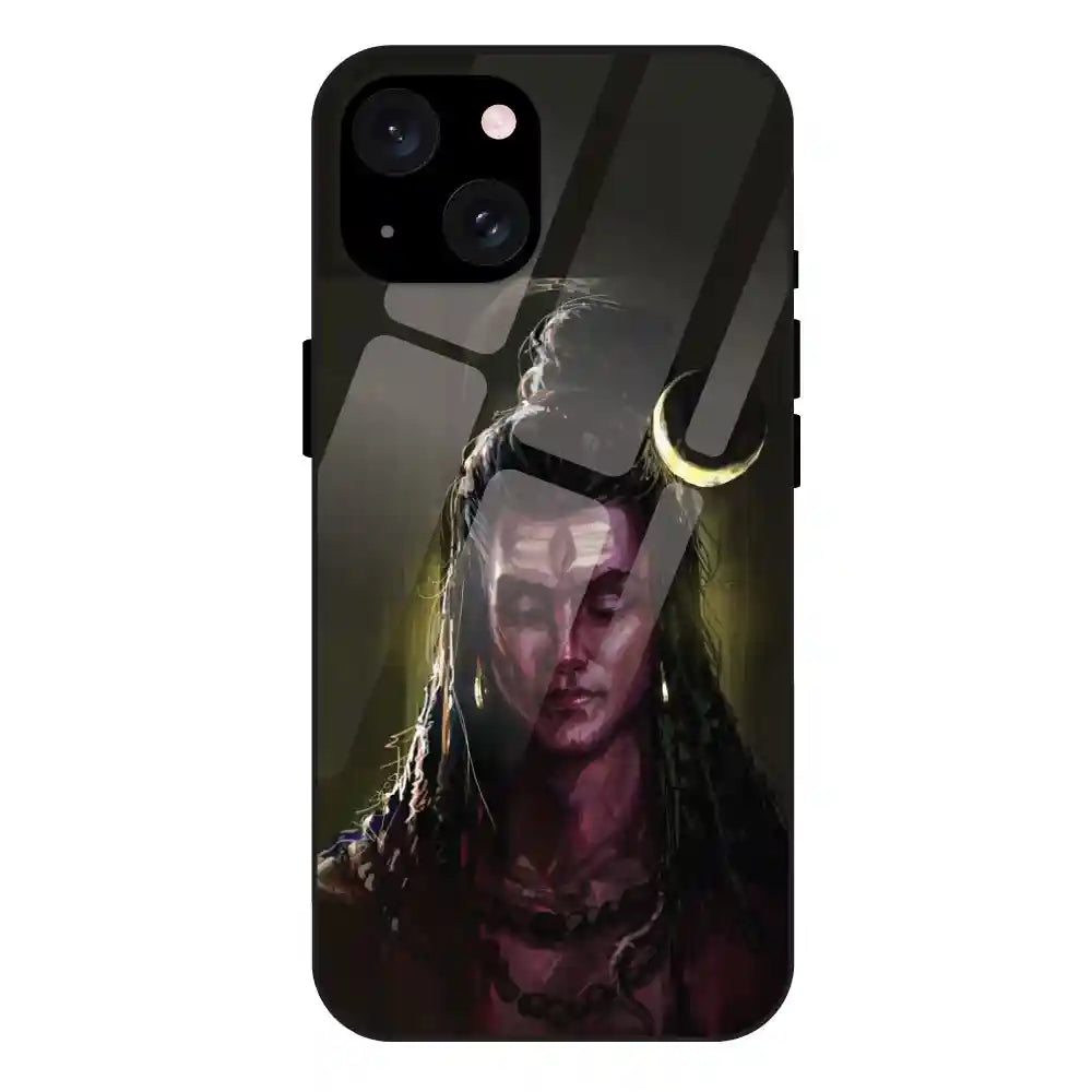 'Lord Shiva - Glass Case For Apple iPhone 15