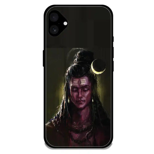 'Lord Shiva - Glossy Metal Silicone Case For Apple iPhone 16