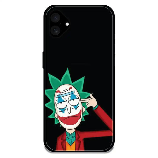 'Joker Art - Glossy Metal Silicone Case For Apple iPhone 16 Plus