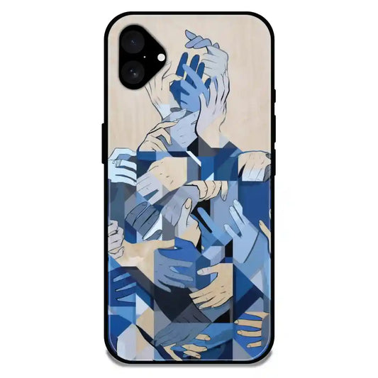 'United - Glossy Metal Silicone Case For Apple iPhone 16 Plus