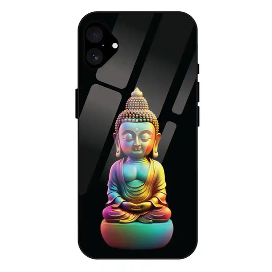 'Gautam Buddha - Glass Case For Apple iPhone 16 Plus