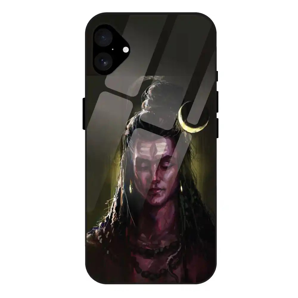 'Lord Shiva - Glass Case For Apple iPhone 16 Plus