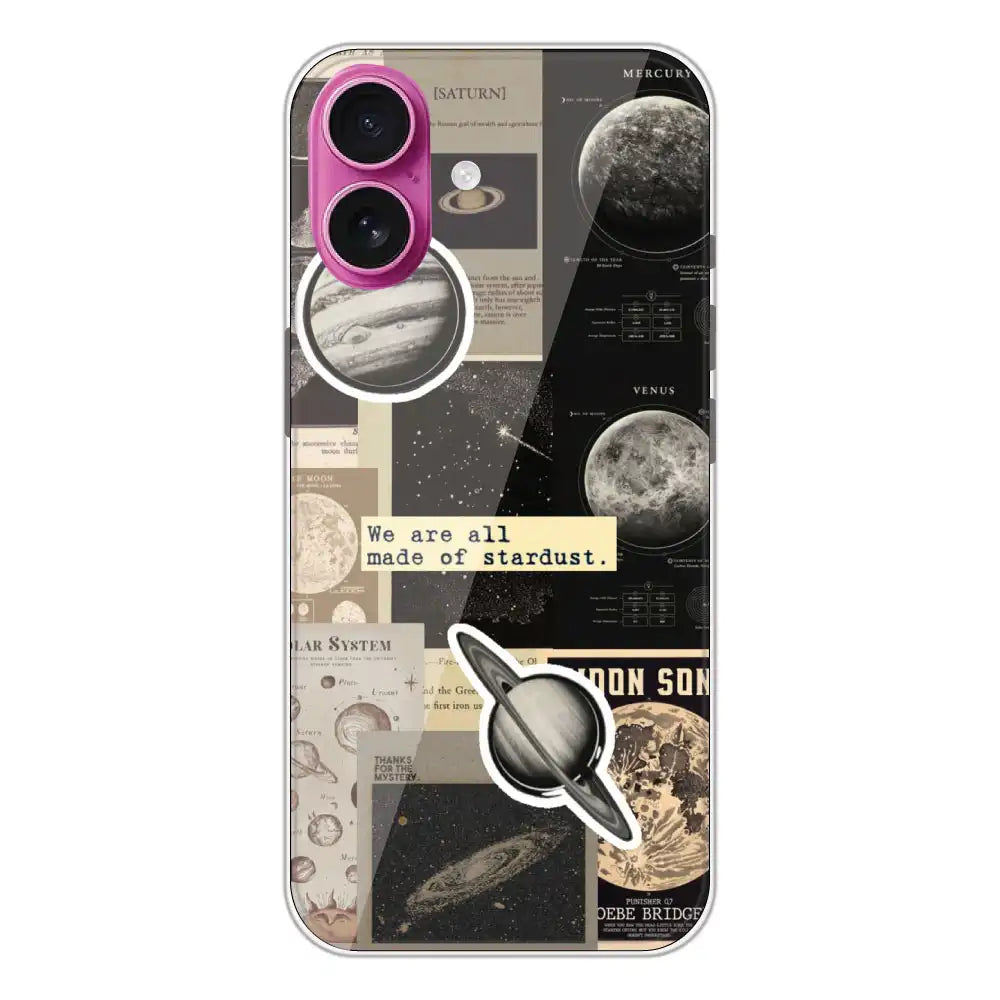 Planets - Printed Silicone Case For Apple iPhone 16 Plus