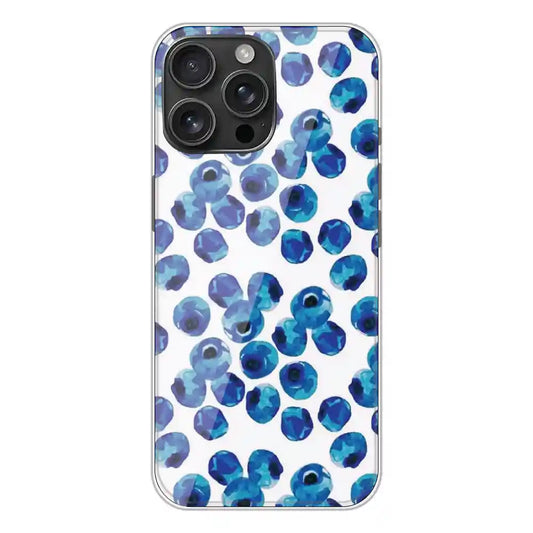Blueberries - Printed Silicone Case For Apple iPhone 16 Pro Max