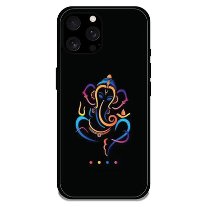 Lord Ganapati - Glossy Metal Silicone Case For Apple iPhone Models