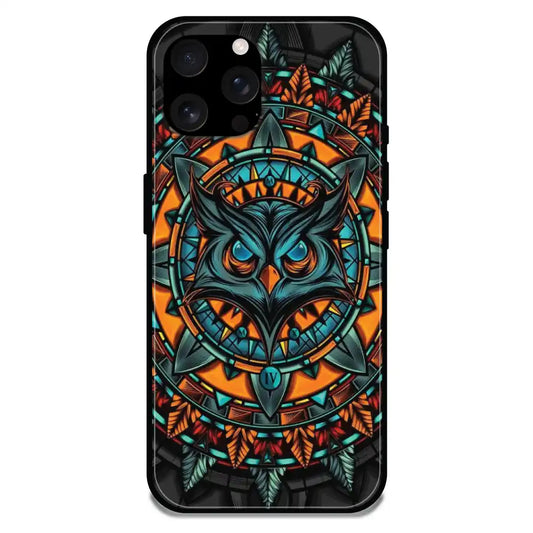 'Blue And Black Waves - Glossy Metal Silicone Case For Apple iPhone 16 Pro Max