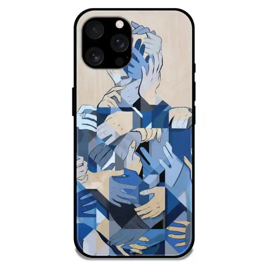 United - Glossy Metal Silicone Case For Apple iPhone Models