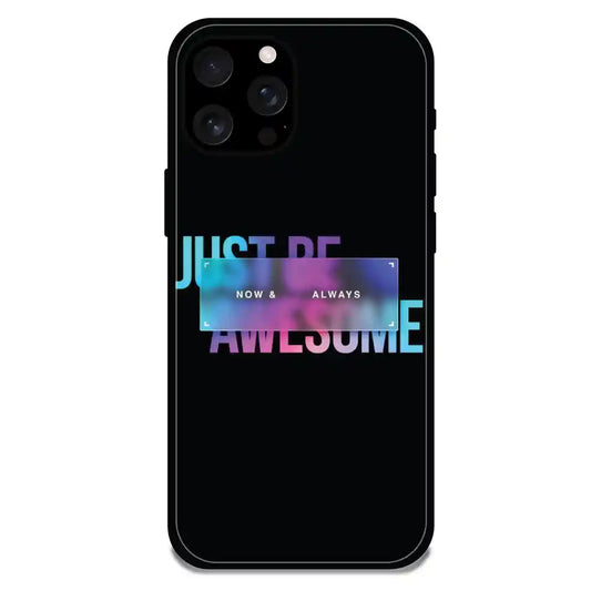 Now & Always - Glossy Metal Silicone Case For Apple iPhone Models
