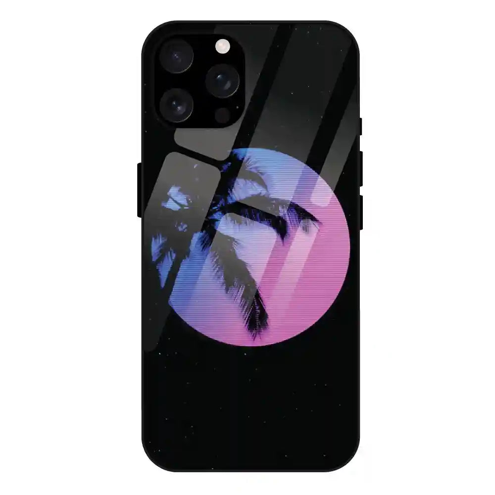 'Night Terror Synthwave - Glass Case For Apple iPhone 16 Pro Max