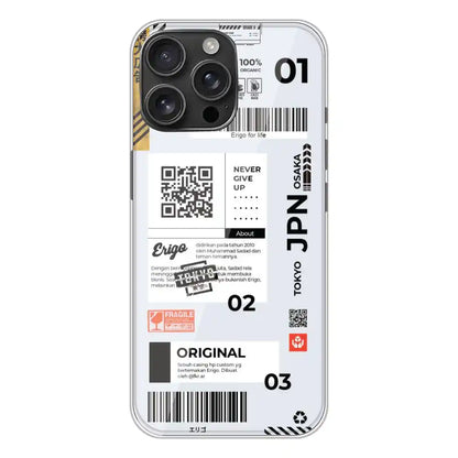 Barcode Labels - Silicone Case For Apple iPhone Models apple iphone 16 Pro Max