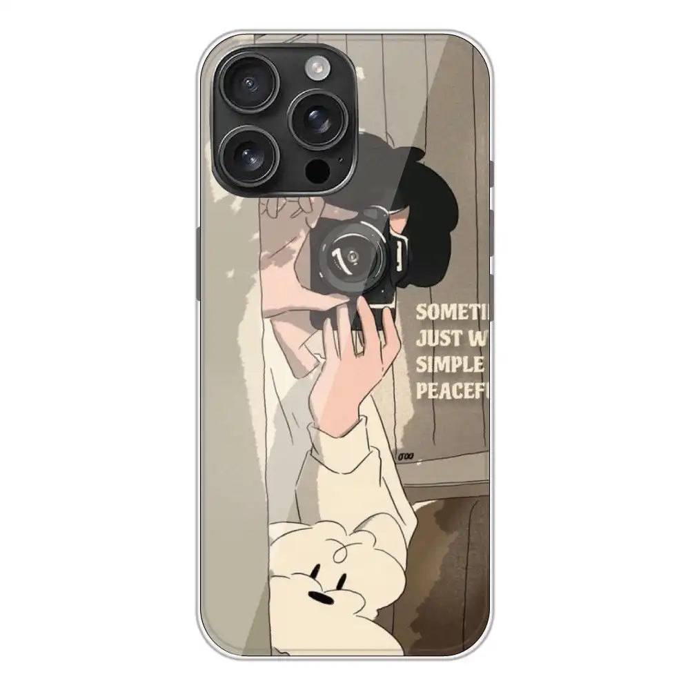 Photographer - Printed Silicone Case For Apple iPhone 16 Pro Max